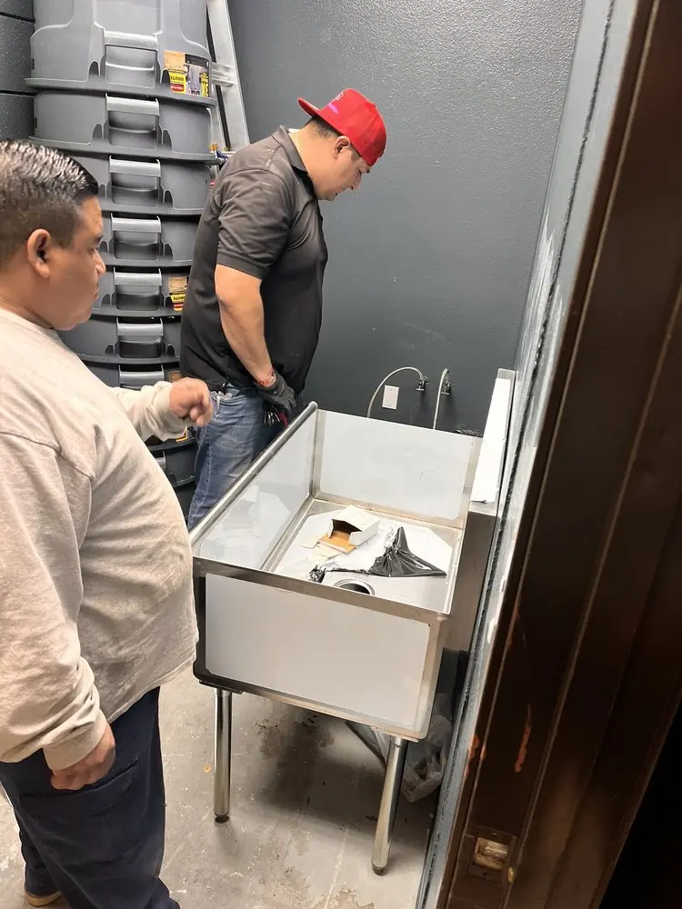 Commercial plumbing and sink installation in Four Towns